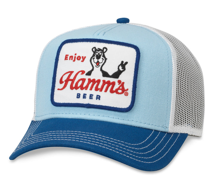 Hamm's Valin Light Blue Trucker Hat