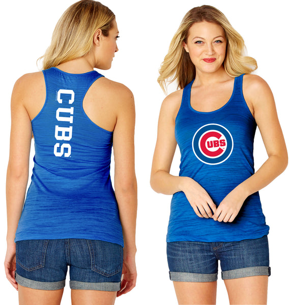 Women's Concepts Sport Royal Chicago Cubs Plus Size Jersey Tank