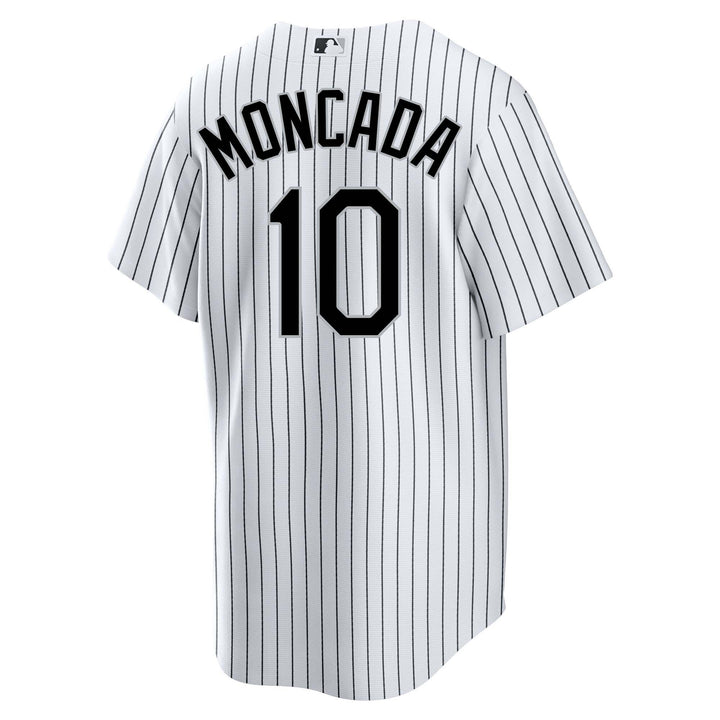 Yoan Moncada Chicago White Sox Autographed White Nike Replica Throwback  Jersey