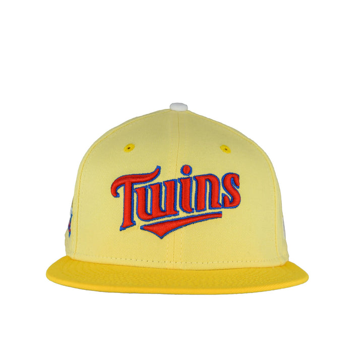 Lids Minnesota Twins New Era Grilled 59FIFTY Fitted Hat - Yellow/Black