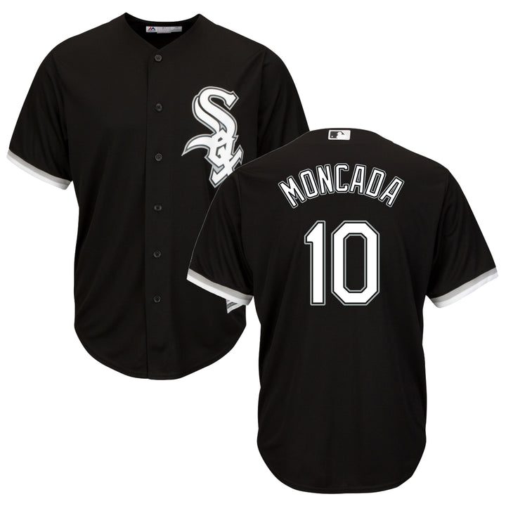 Yoan Moncada Chicago White Sox Black Alternate Replica Men's Jersey