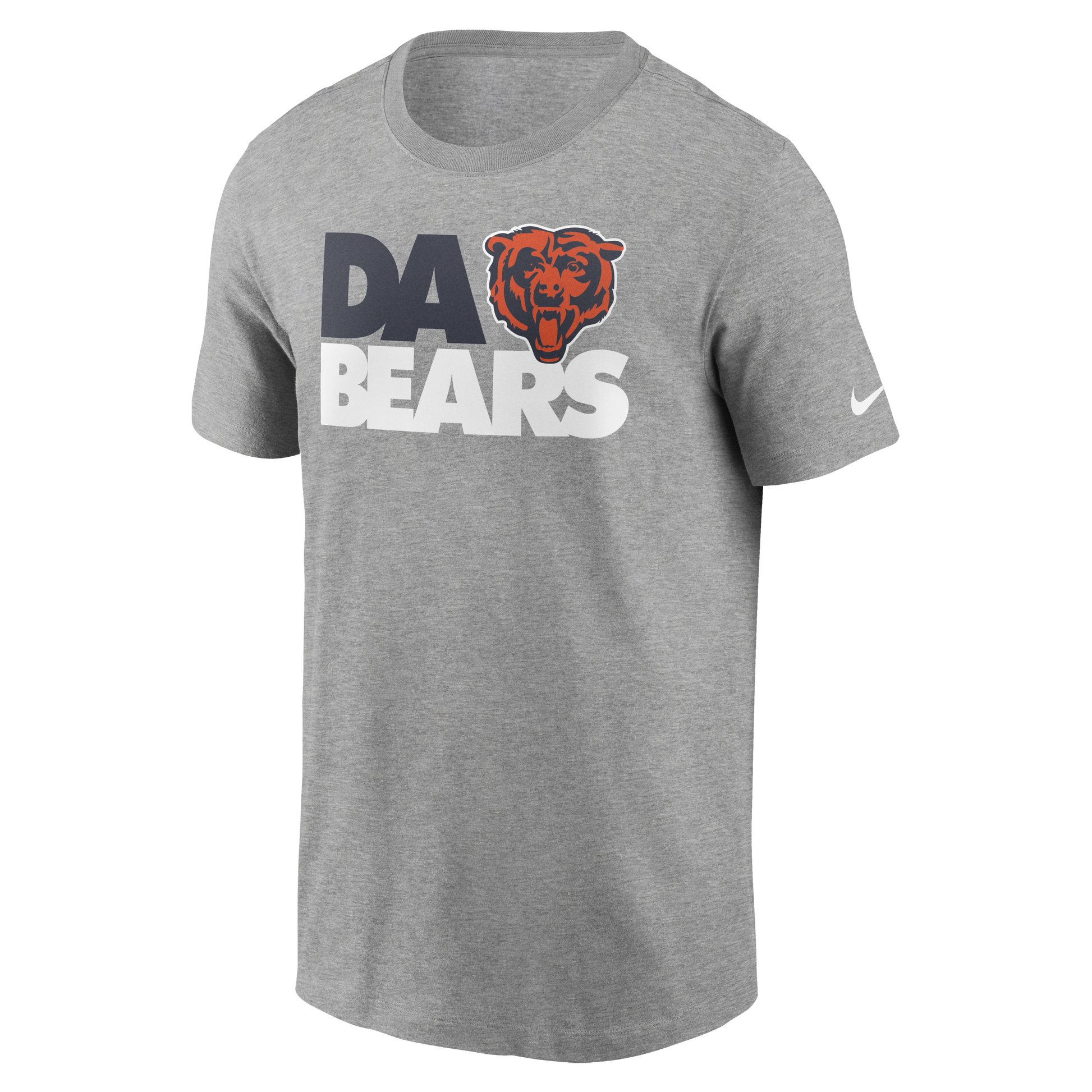 Chicago Bears Nike Men s Da Bears Grey T Shirt Clark Street Sports