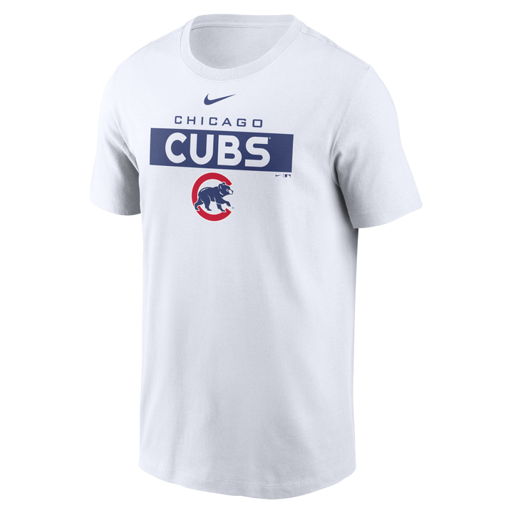 Men's Nike Heathered Gray Chicago Cubs Spring Training Club T-Shirt