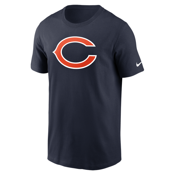 Men's New Era Navy Chicago Bears Team Logo T-Shirt Size: Medium