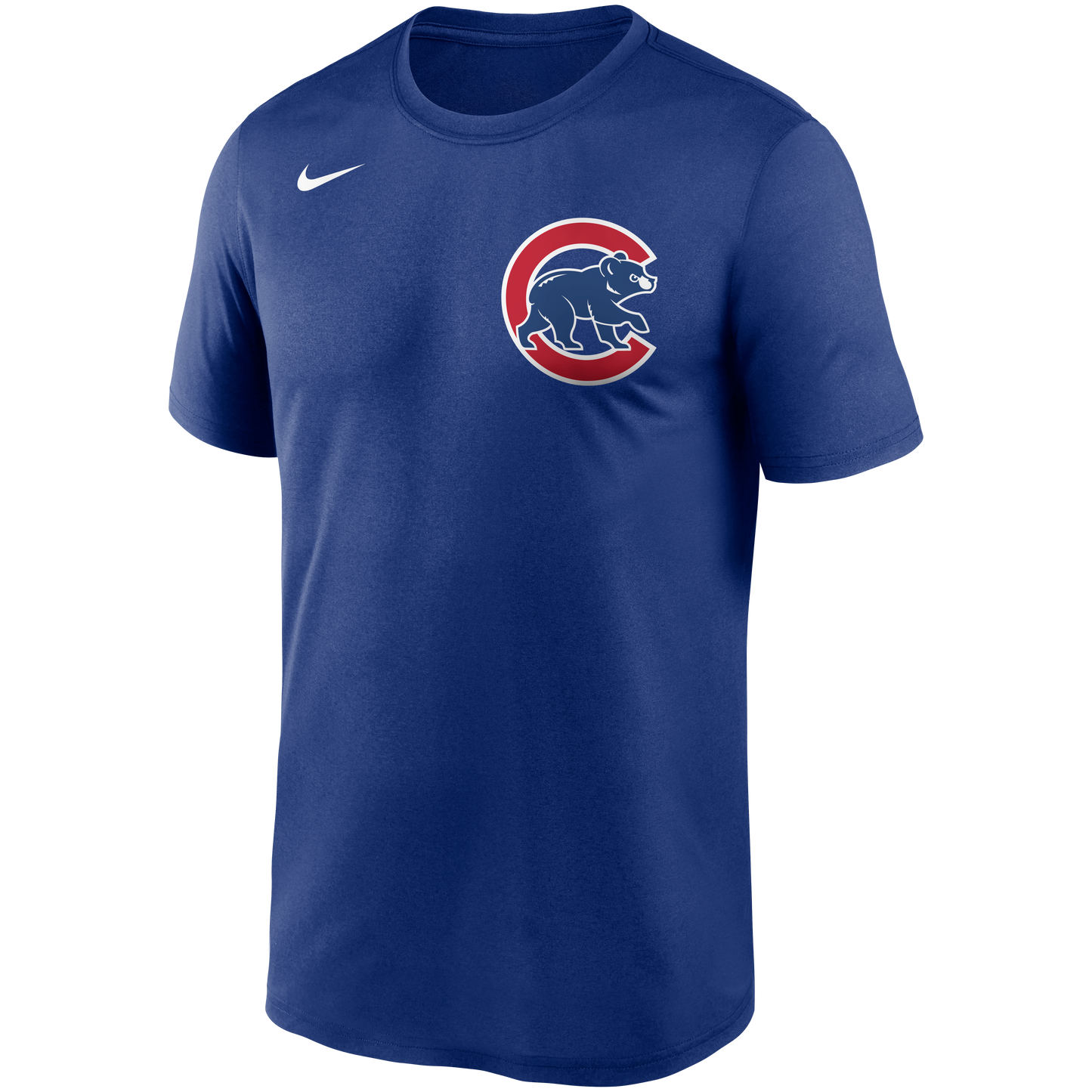 Chicago Cubs Nike Men's Dri-Fit Wordmark Rush Blue T-Shirt