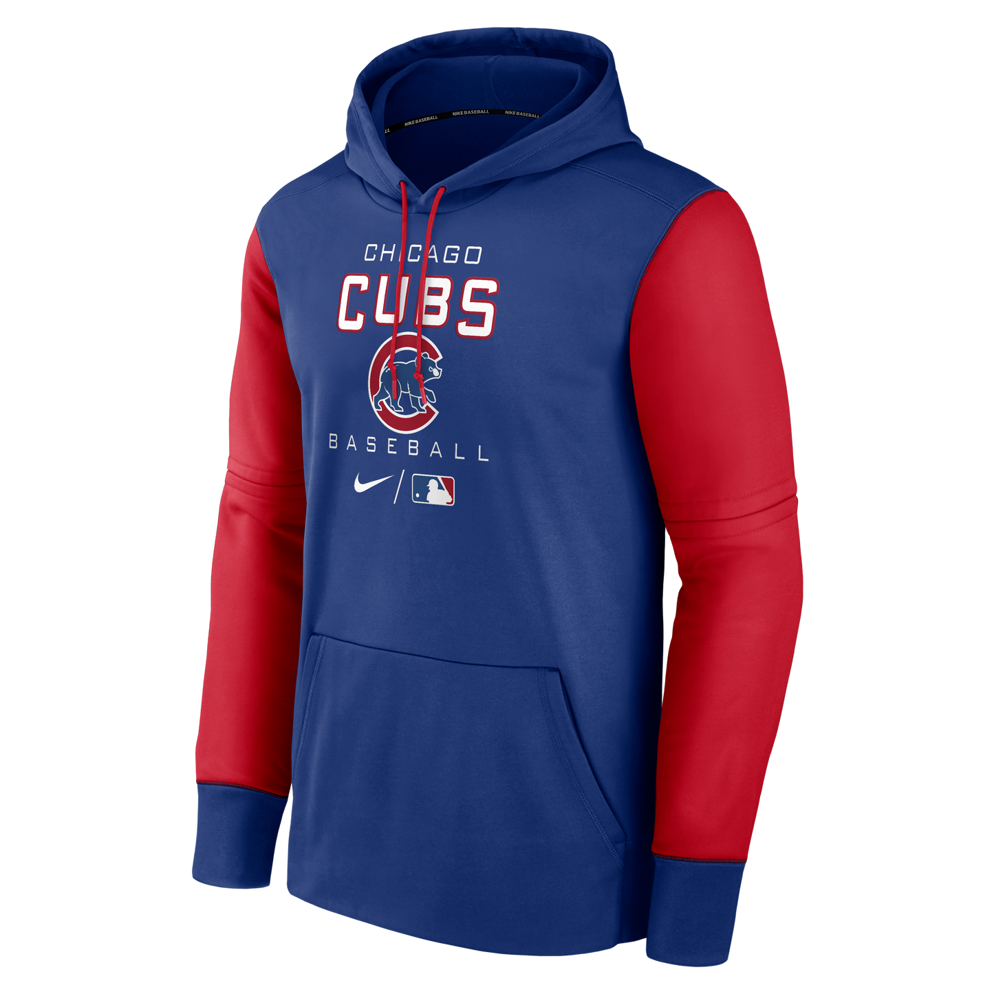 Chicago Cubs Nike Authentic Collection Performance Hoodie - Royal/Red