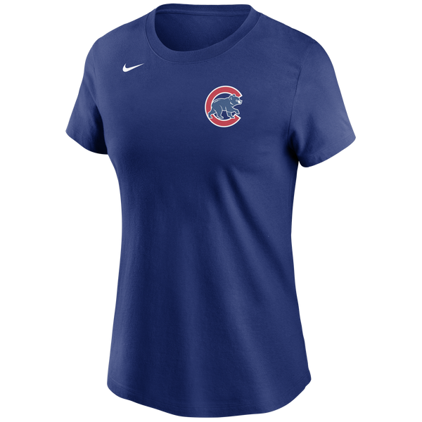Nike Chicago Cubs Grey Color Bar Short Sleeve T Shirt