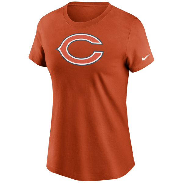 Women's Fanatics Branded Justin Fields Navy Chicago Bears Athena Name & Number Notch Neck T-Shirt