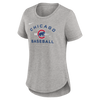 Chicago Cubs Nike Woman's Hot Prospect Tri-Blend T-Shirt