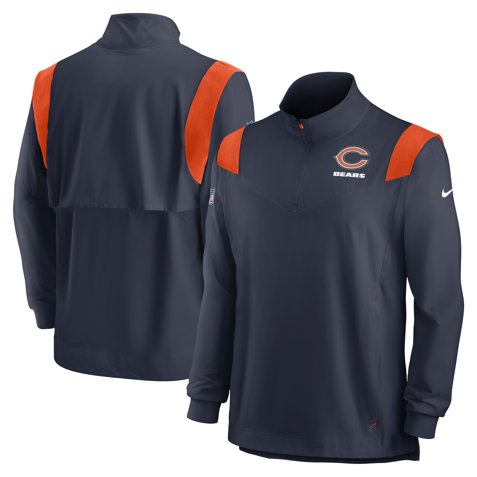 Chicago Bears Nike Navy Lightweight Coaches Jacket – Clark Street