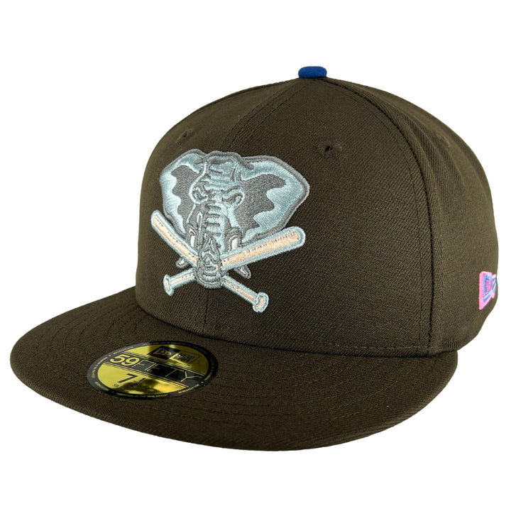 Oakland Athletics Walnut Grey New Era 59FIFTY Fitted Hat