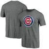 Chicago Cubs Gray Evergreen Tri-Blend T-Shirt