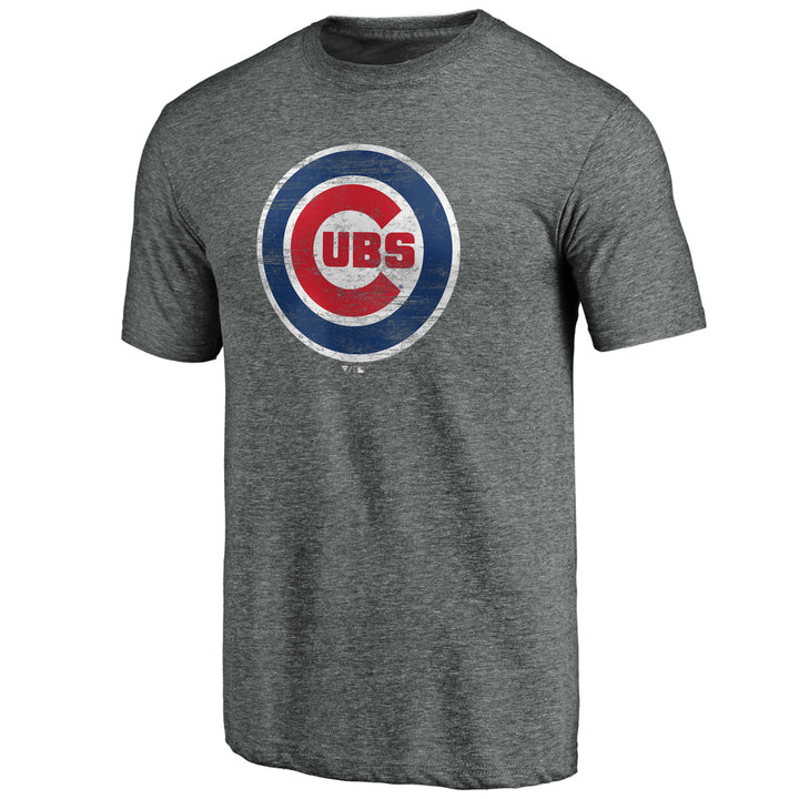Chicago Cubs Majestic Threads Women's Tri-Blend Short Sleeve T