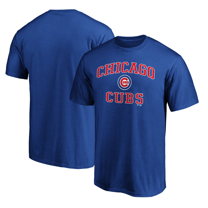 Chicago Cubs Royal Heart And Soul T-Shirt - Adult