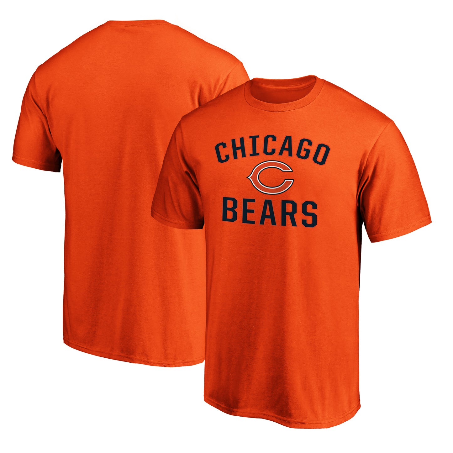 Chicago Bears Orange Heart And Soul Men's Tee