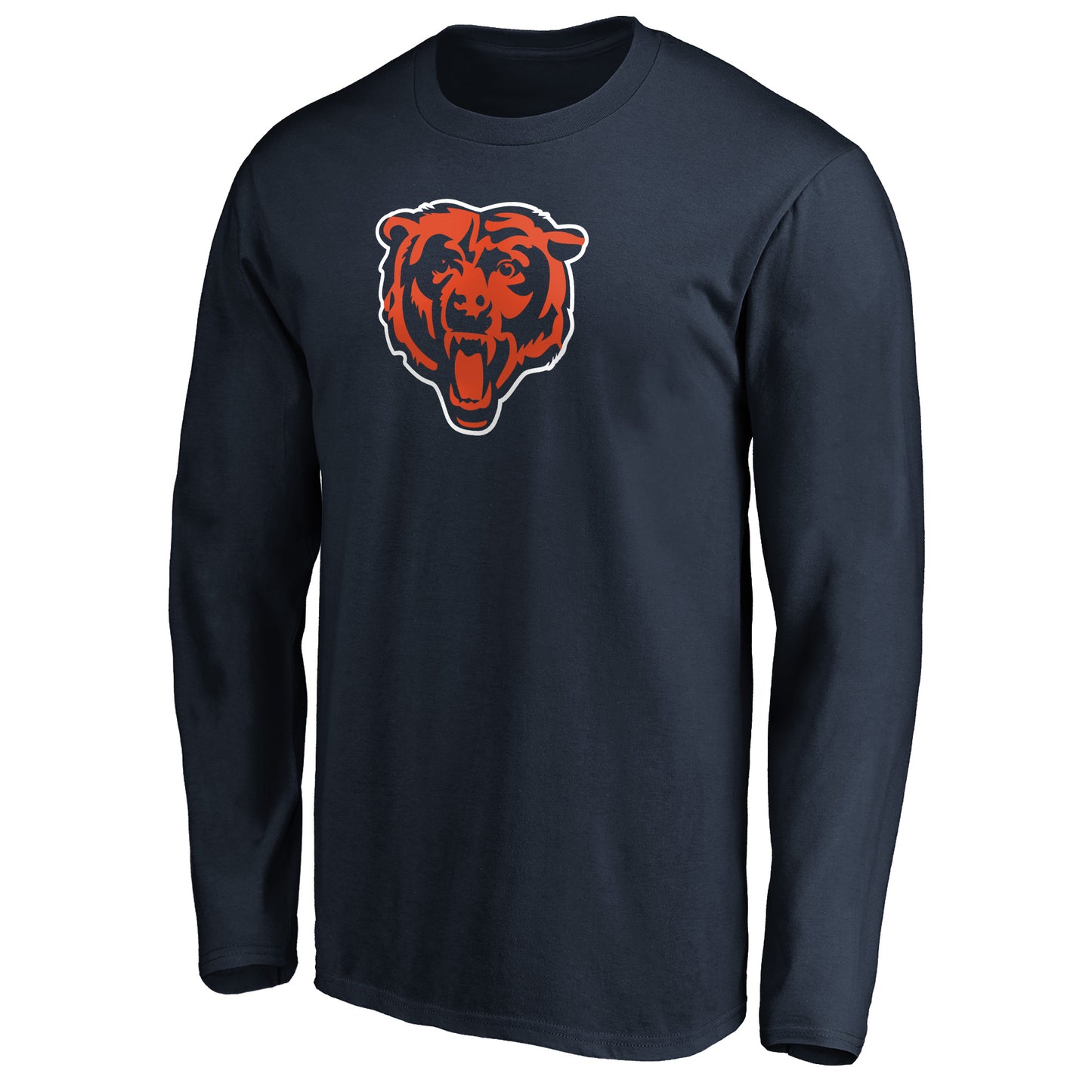 Chicago Bears Logo Navy Long Sleeve Tee