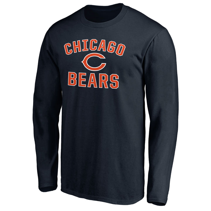 Fanatics Chicago Bears Navy Heart and Soul Long Sleeve Tee 4X-Large