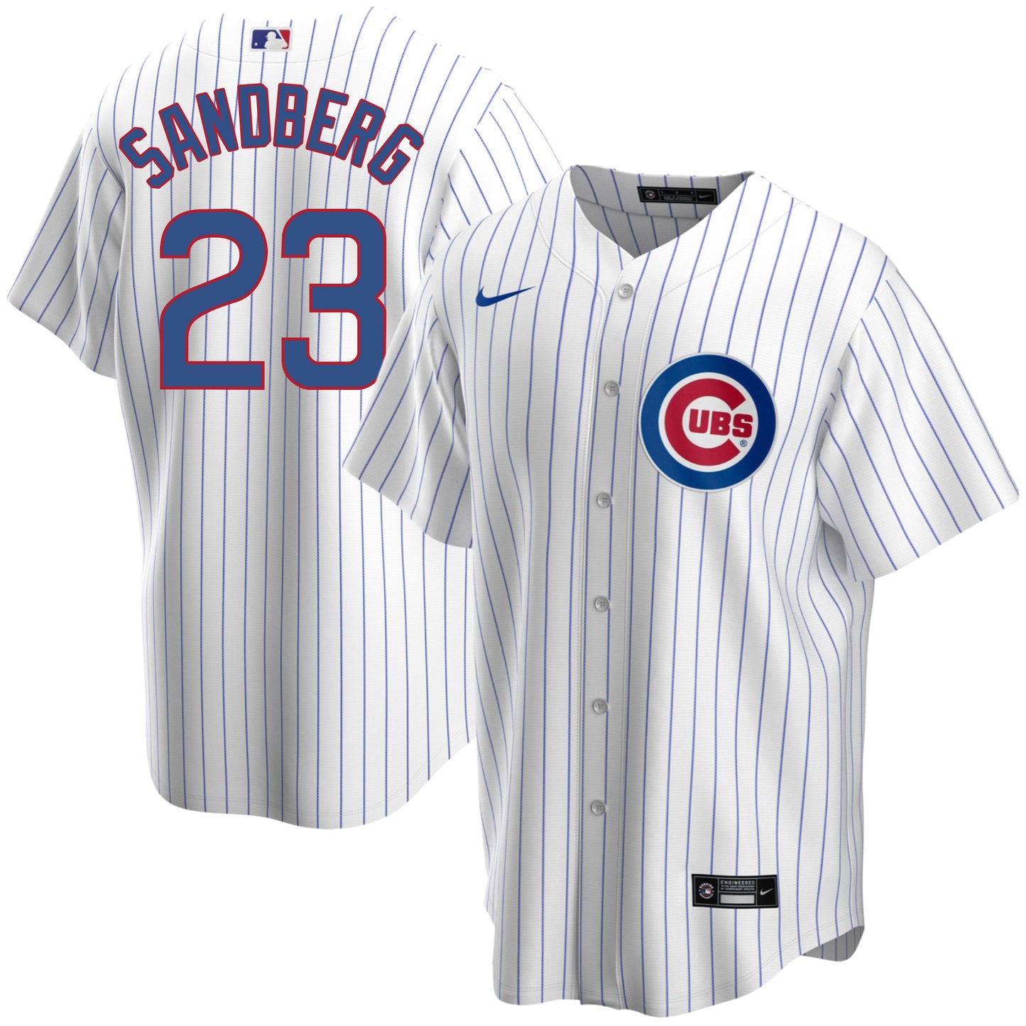 Ryne Sandberg Chicago Cubs Home Pinstripe Men's Replica Jersey