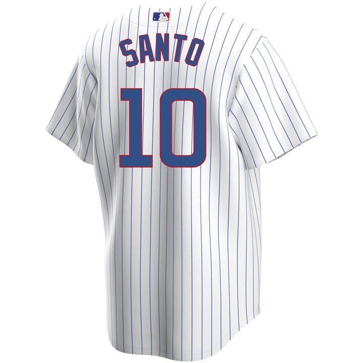Men's Chicago Cubs Ron Santo Mitchell & Ness Cream Authentic Jersey