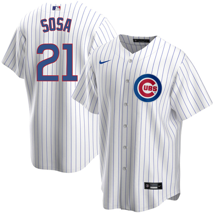 Chicago Cubs Men's Replica Sammy Sosa Jersey for Sale - Clark Street Sports