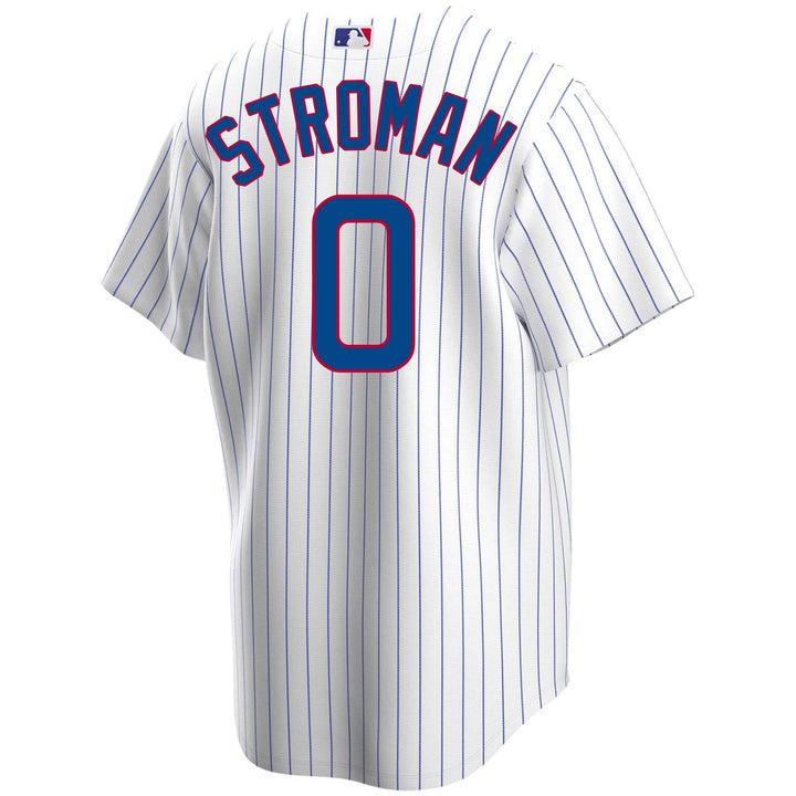 Marcus Stroman Chicago Cubs Youth Royal Backer Long Sleeve T-Shirt 