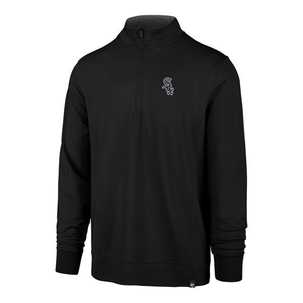 Chicago White Sox Men's Black Relay Pullover w/ Current Left Chest Logo