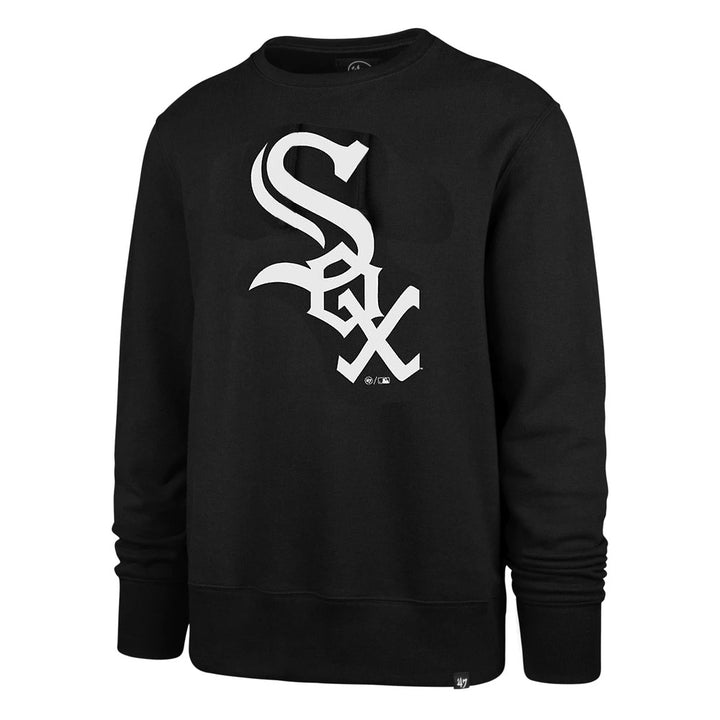 Chicago White Sox Logo Men's Black Crewneck Sweatshirt
