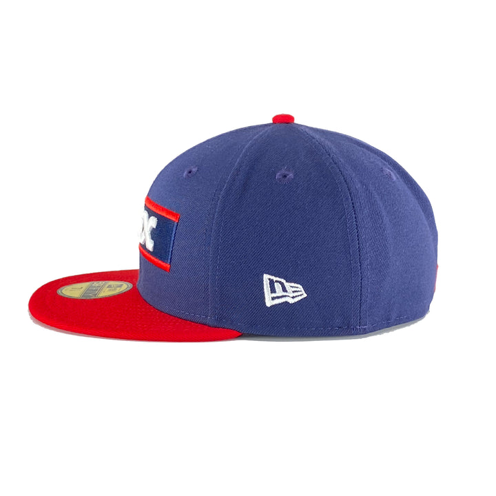 New Era 59FIFTY Chicago White Sox Logo Patch Jersey Hat- Light Blue, Red Light Blue/Red / 7 3/8