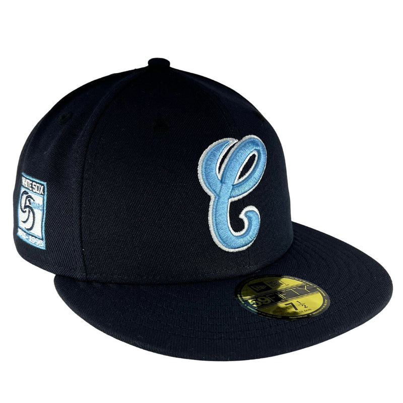 New Era 59FIFTY San Diego Padres Fitted Hat Dark Navy White