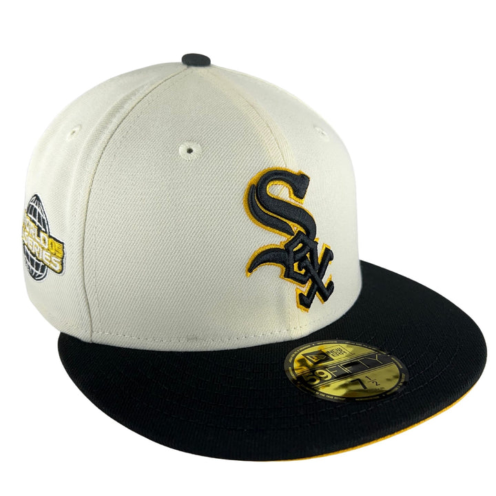 Men's New Era Black/Gold Chicago White Sox 59FIFTY Fitted Hat