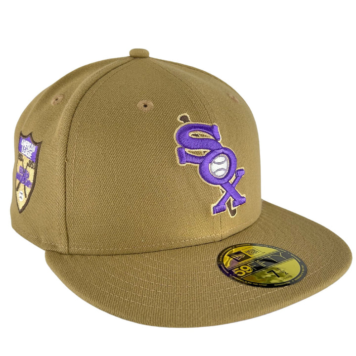 Chicago White Sox Khaki/Purple/Purple UV New Era 59FIFTY Fitted Hat - Clark  Street Sports