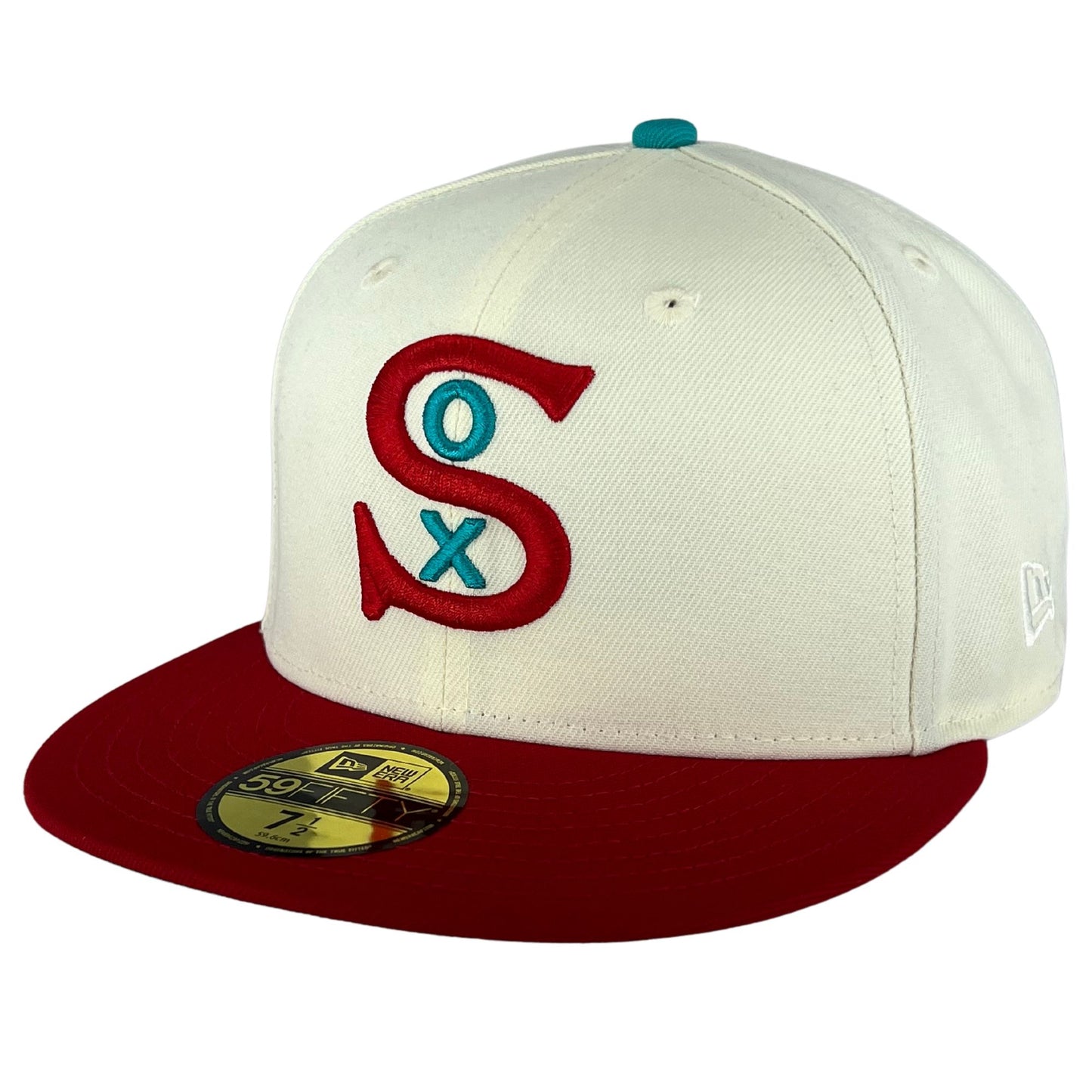 Chicago White Sox Chrome/Red/Teal UV New Era 59FIFTY Fitted Hat