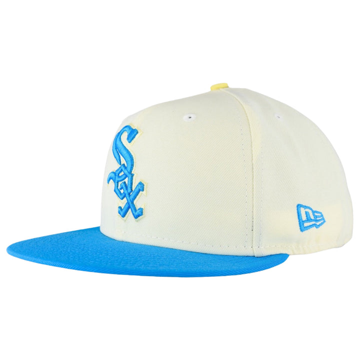 Shop New Era 59Fifty Chicago White Sox Fitted Hat 70703307 blue