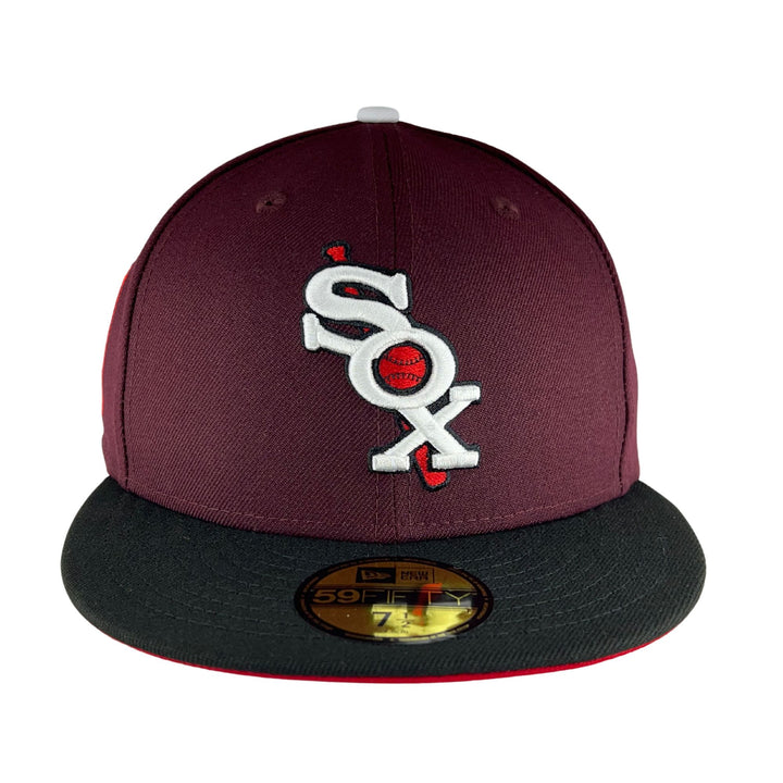 Chicago White Sox Maroon/Black/UV Red New Era 59FIFTY Fitted Hat