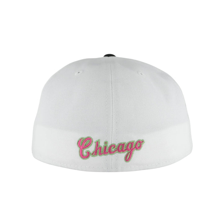 Chicago White Sox Southside City Connect Stripes Black 59Fifty Fitted Hat  by MLB x New Era