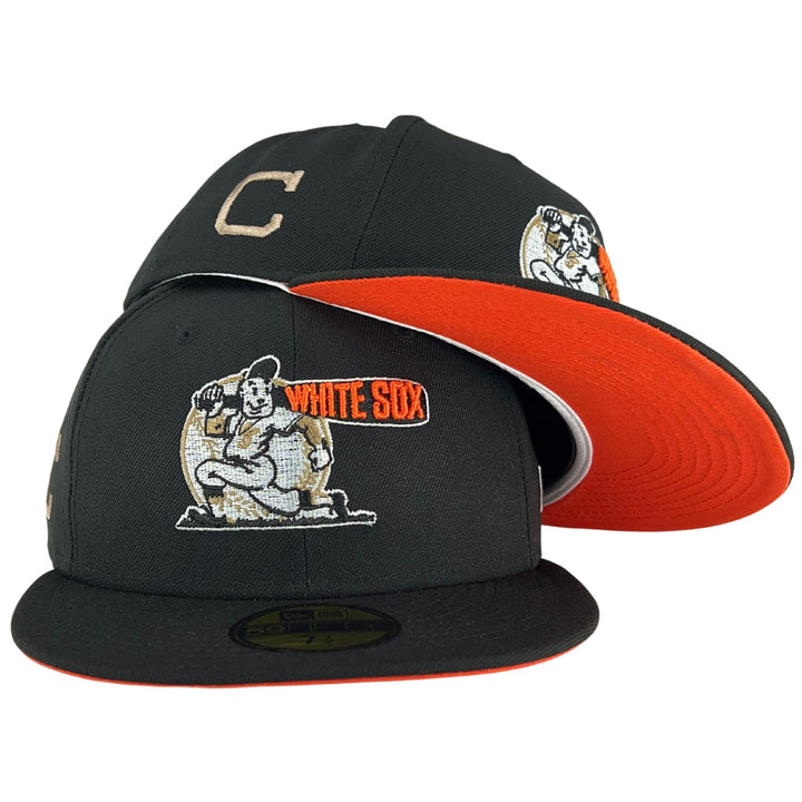 Chicago White Sox Black Orange New Era 59FIFTY Fitted Hat