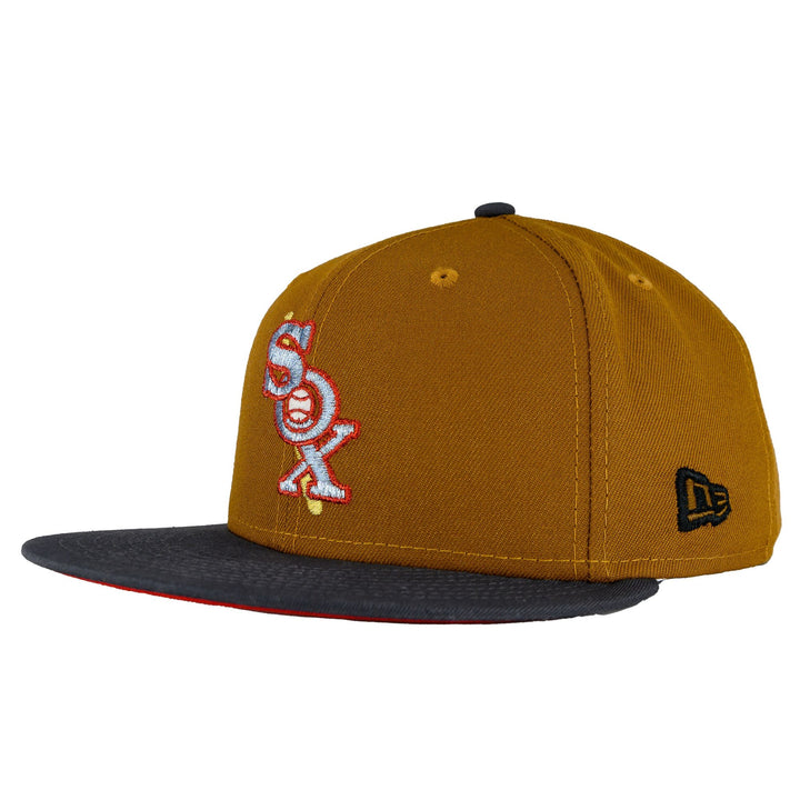 Chicago White Sox Toasted Peanut Graphite 75 Years New Era 59FIFTY