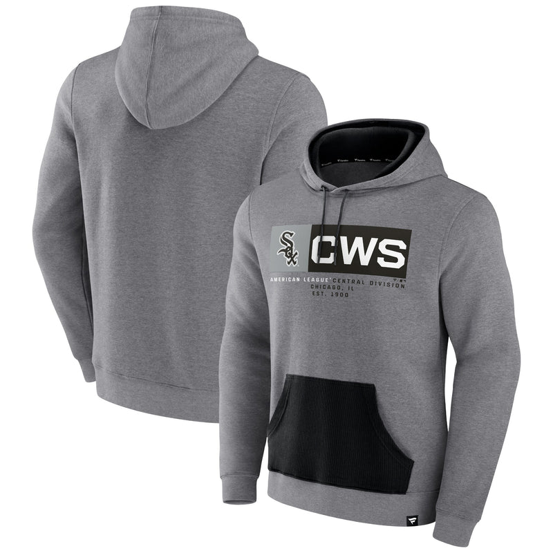 Chicago White Sox Iconic Steppin Up Fleece Pullover Men's Hoody