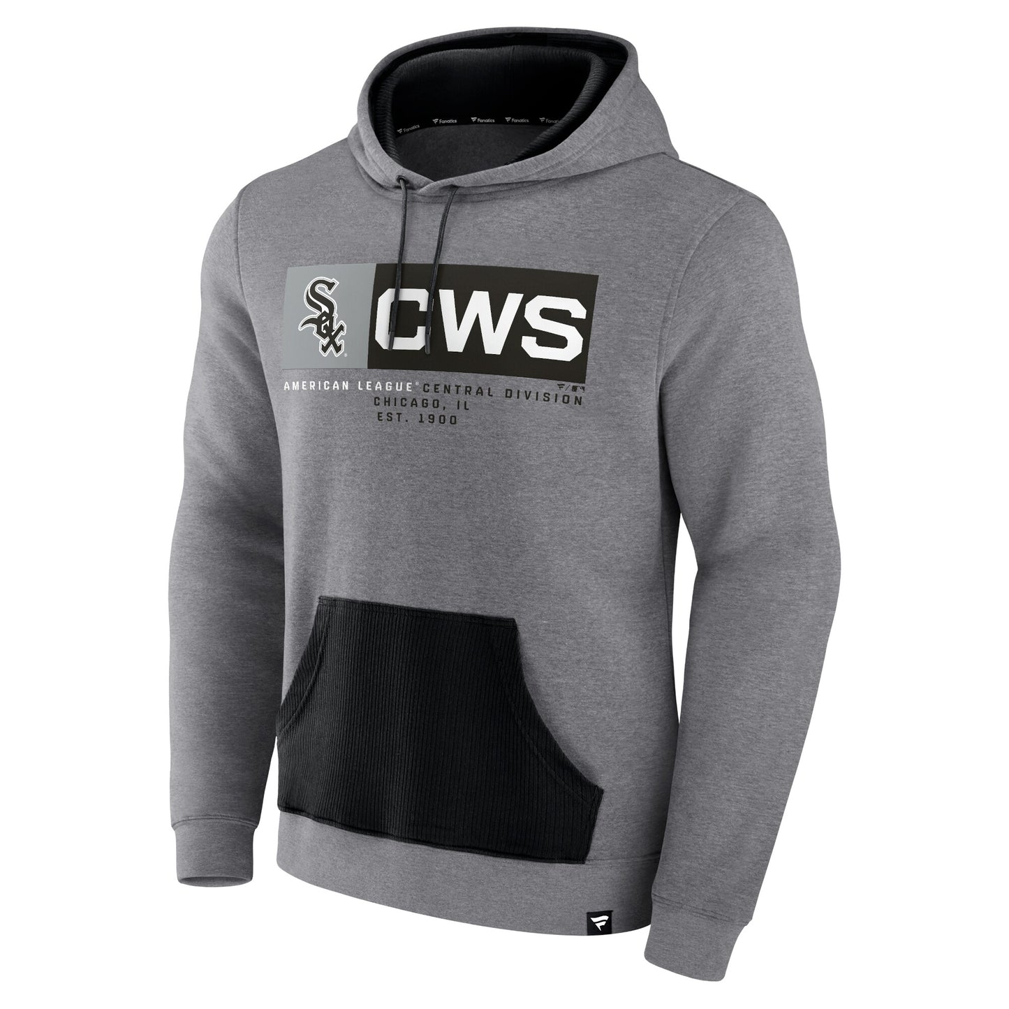 Chicago White Sox Iconic Steppin Up Fleece Pullover Men's Hoody