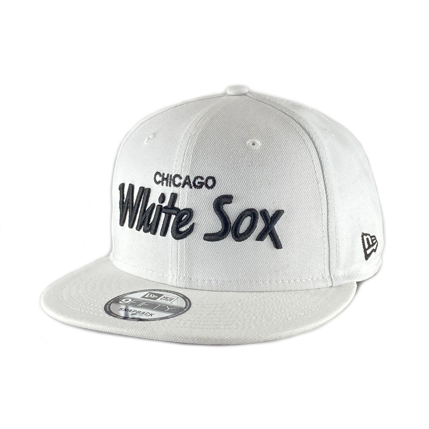 Chicago White Sox Chase White Script New Era 9FIFTY Snapback Hat