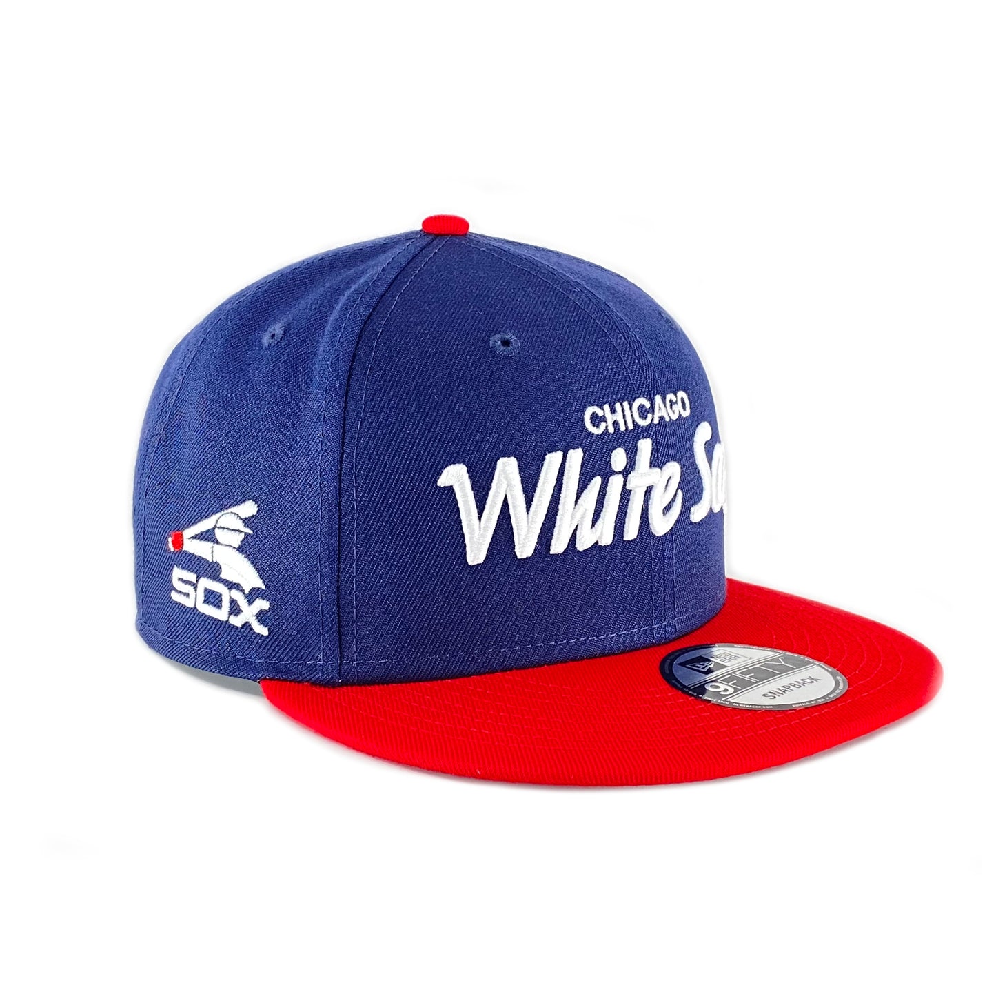 Chicago White Sox Chase Script Navy/Red New Era 9FIFTY Snapback Hat