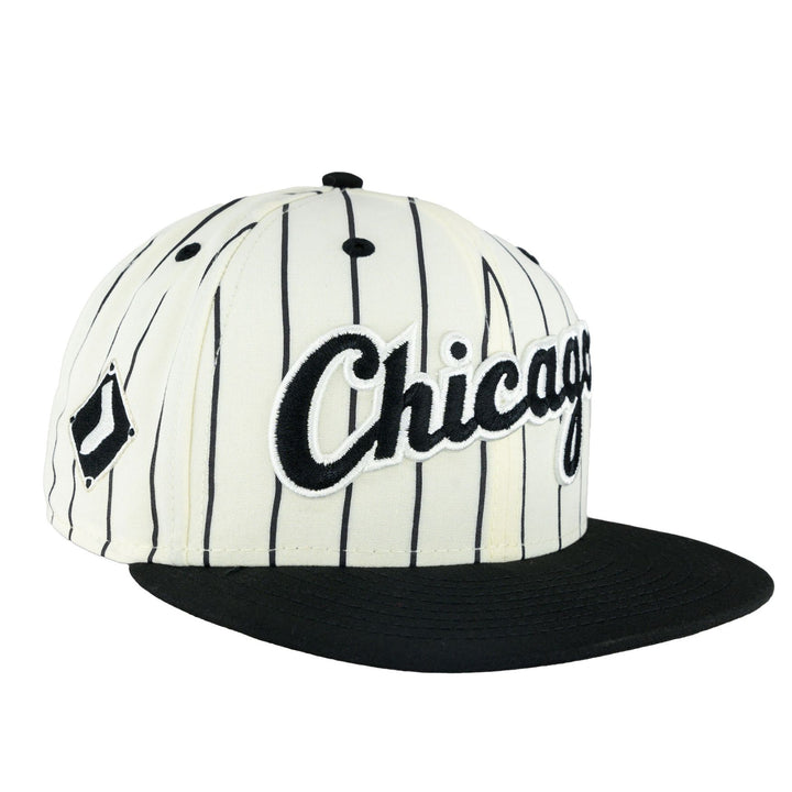 New Era Men New Era Chicago White Sox 9FIFTY Snapback Hat Brown 1 Size