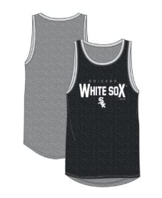 White Sox Black Front/Grey Back Fly Ball Tank Top