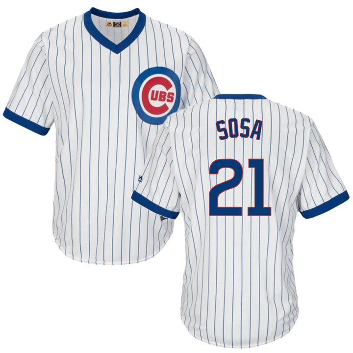 chicago cubs pinstripe jersey