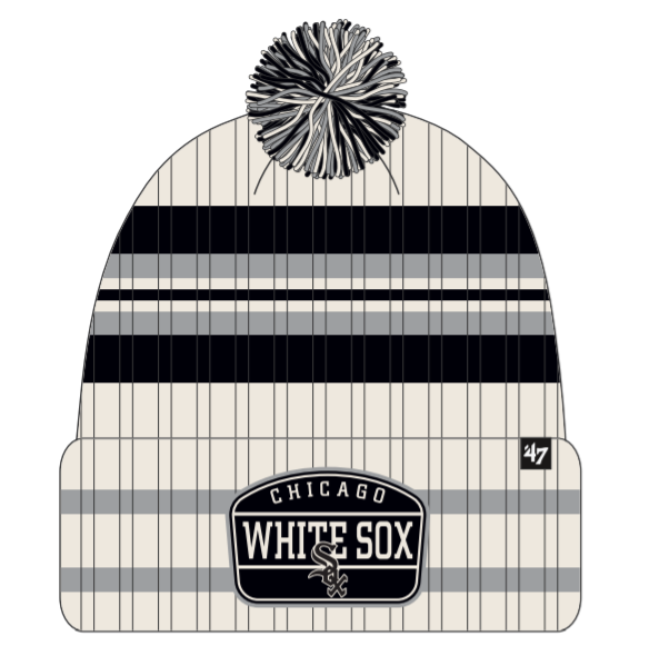 Chicago White Sox Hone With Patch '47 Cuffed Knit Hat