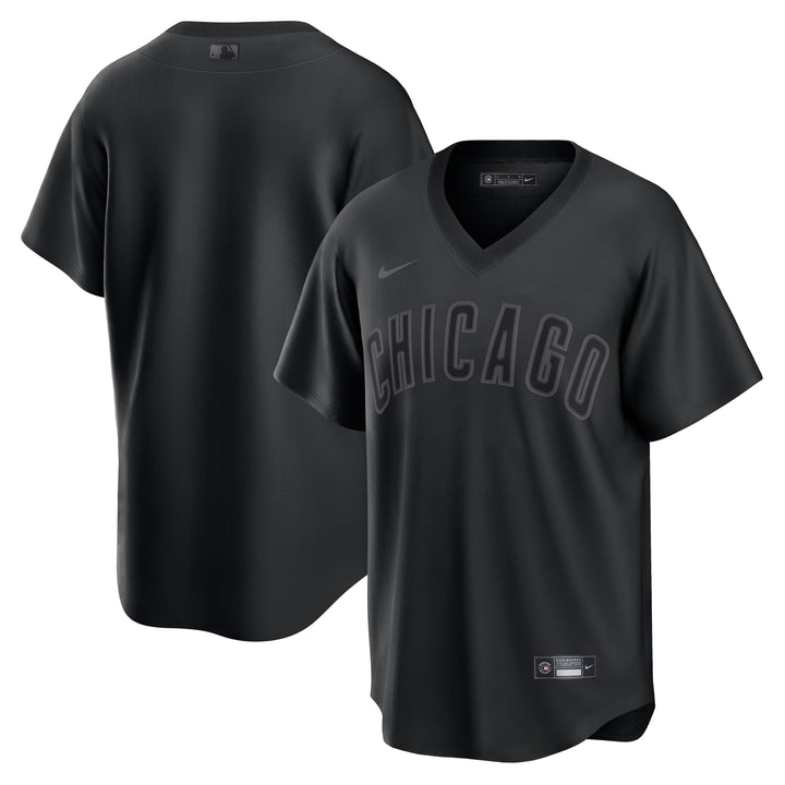 Chicago Cubs Nike Pitch Black Jersey, Large