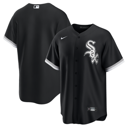 Chicago White Sox Mens Nike Replica Alternate Jersey - Black