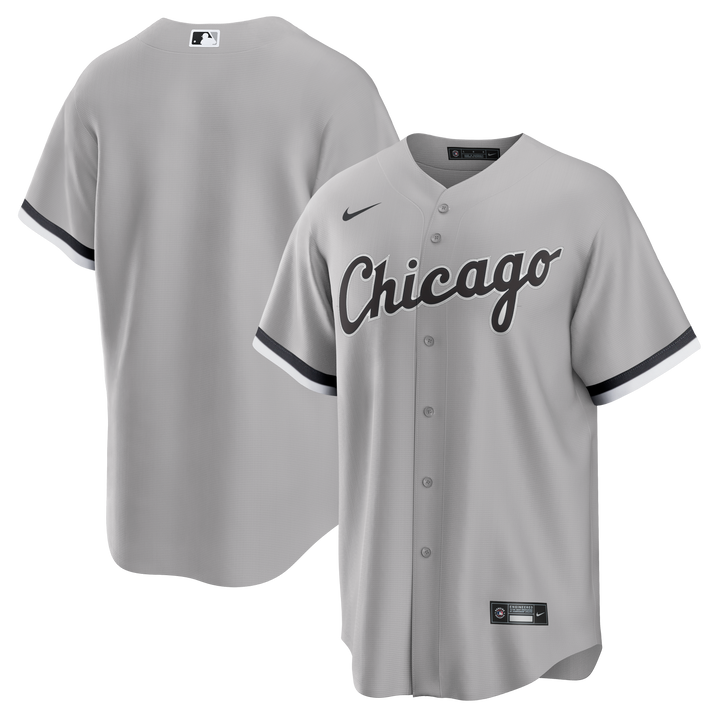 Chicago White Sox Nike Men's Grey Road Replica Jersey - Clark
