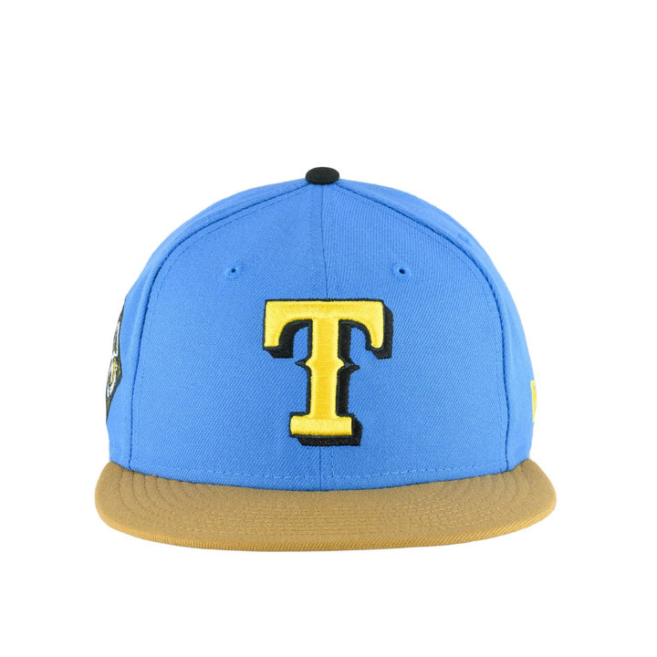 Texas Rangers Air Force Blue Wheat New Era 59FIFTY Fitted Hat - Clark  Street Sports