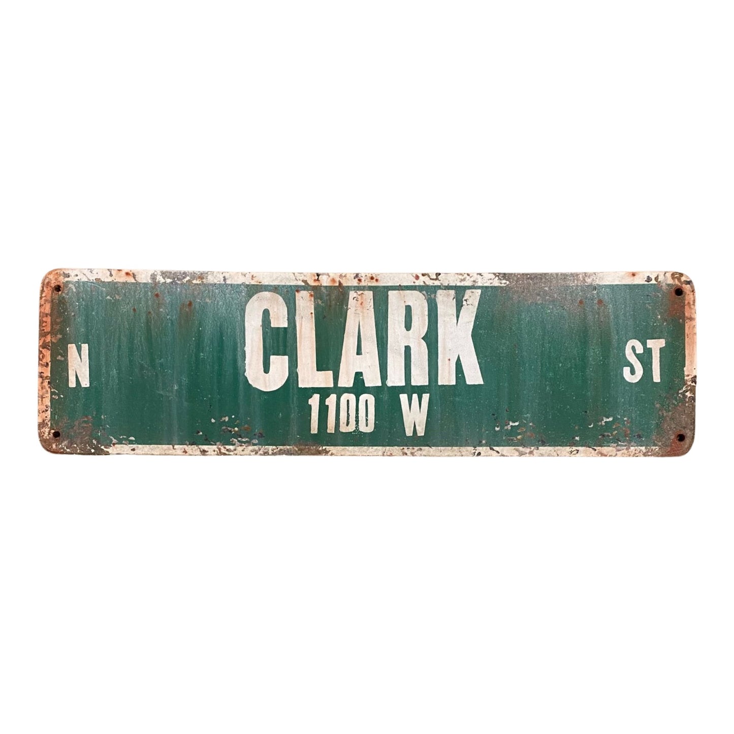 Wrigley Field Clark Street Sign 24" x 7"